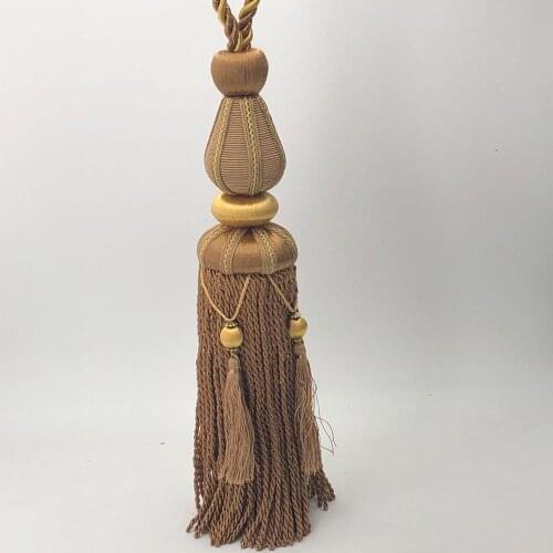 2Pcs Curtain straps tassel European curtain buckle straps hanging ball Curtains Tieback Tassel Home Decoration Accessories