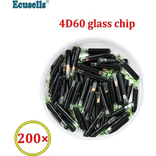 200pcs/lot Aftermarket Blank ID4D60 4D-60 4D60 Chip Gig Glass for Ford Fiesta Connect Focus Mondeo KA