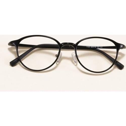 2019 Fashion Japan Retro Round Tungsten Glasses Carbon Steel Frames Women Vintage Nerd Reading Glasses Optical Myopia Eyewear