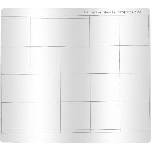 241*254MM Mk3 Mk52 heatbed iron Spring Steel Sheet Heated Bed Platform for Prusa i3 magnetic 3d printer hotbed Buildplate parts