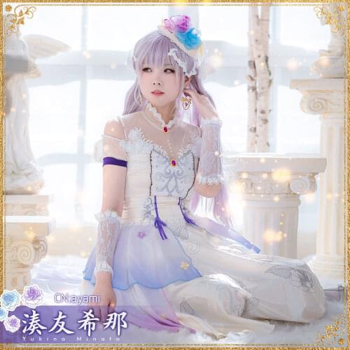 Bang Dream! Roselia Minato Yukina Cosplay Costume Anime Dresses Christmas Halloween Free shipping CG645
