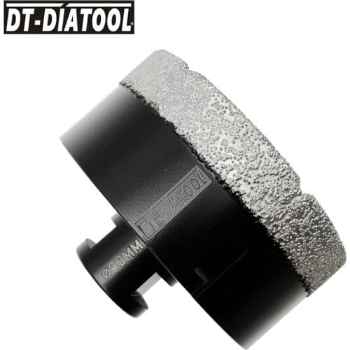 DT-DIATOOL 1pc Diameter 90mm Vacuum brazed diamond drilling core bits with 15MM Diamond height granite marble ceramic hole Saw