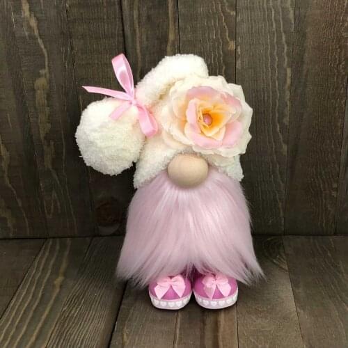 Goblin Dwarf Faceless Doll Plush Dwarves Home Decor Knit Hat Crooked Neck Faceless Dolls Home Decoration для дома Dropshipping