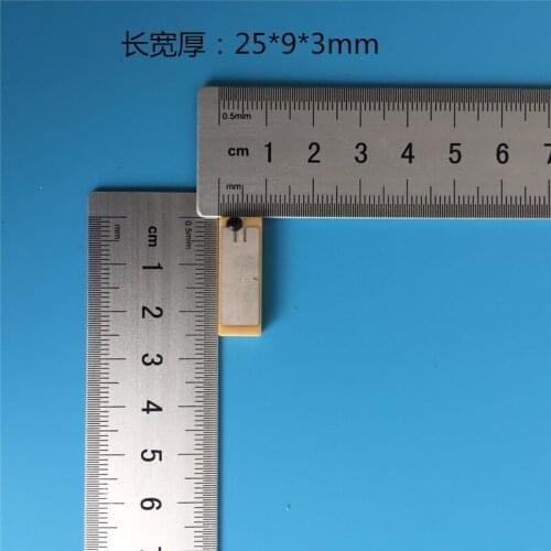 25*9mm ceramic anti-metal corrosion-resistant electronic labels micro-miniature RFID UHF ceramic electronic tags