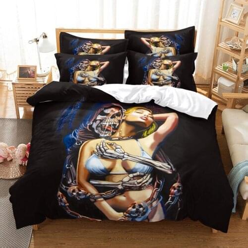 Bedding set duvet cover set 3d bedding digital printing bed linen queen size bedding set fashion design