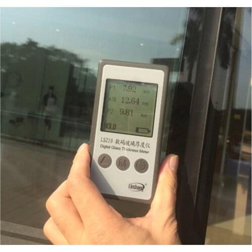 LS210 Digital Glass Thickness Meter User Manual V2 Optical Reflection Principle LCD