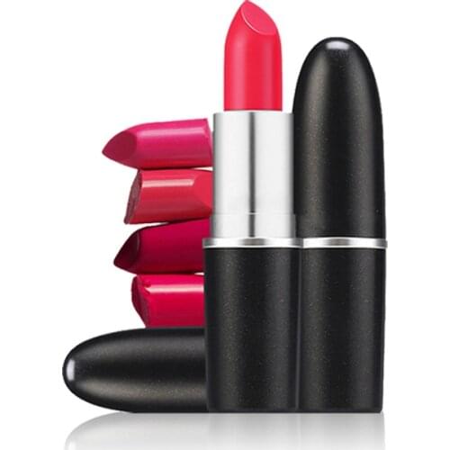 12 Colors Bullet Matte Lipstick Non-stick Cup Lasting Moisturizing Lip Stick Makeup Custom Private Label Cosmetics Vendors