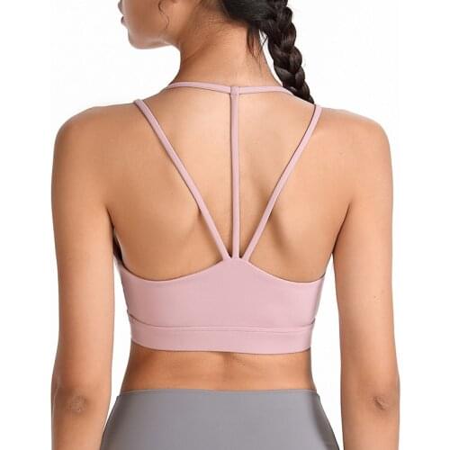 Sexy Plus Size Fitness Women New Hollow Sports Bra Top Quick-drying Breathable Push Up Shockproof Running Sujetador Deportivo