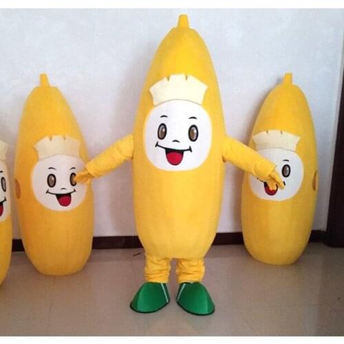 Two Styles EVA Material The Cutest Banana Mascot Costume Cartoon Apparel Fruit Mascot Costumes Adult Size Halloween Party Event