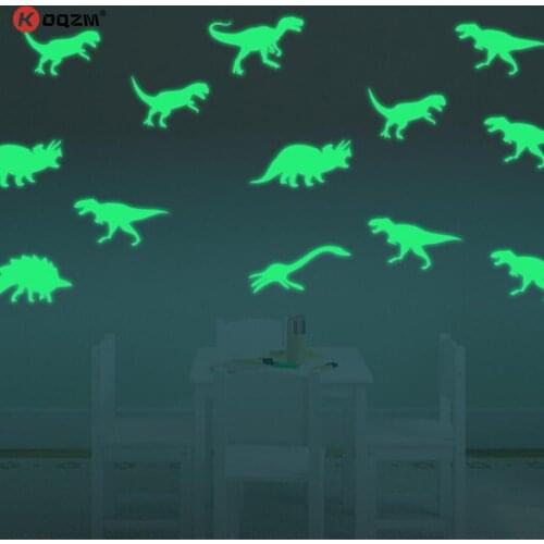 Glow In The Dark Dinosaurs/Butterfly/Moon/Universe/Dolphin/Musical Notes Toys Stickers Ceiling Decal Baby Kid Room
