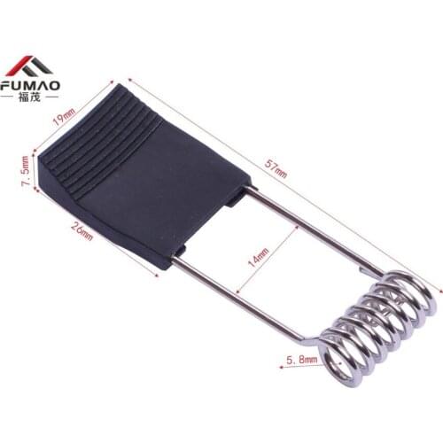 10pcs/lot LED panel light spring clip ceiling lamp spotlight fixed Circle Spring Clip high hardness injection led lamp tube clip