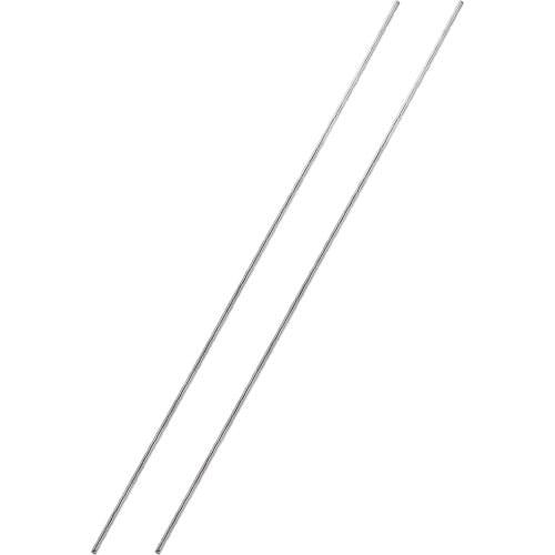Uxcell 1.5mm x 300mm 304 Stainless Steel Solid Round Rod for DIY Craft - 2pcs