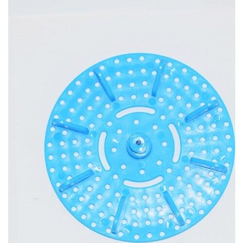 10pcs 75mm blue plastic Paddle wheel bracket frame rc car robot ship four six axis aircraft diy toys parts model accessorie baby