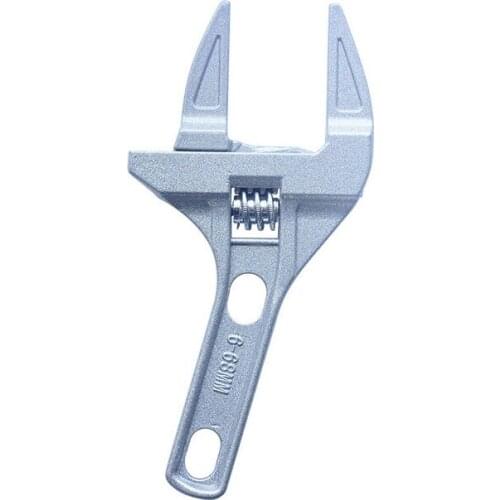 16-68mm Mini Adjustable Spanner Wrench Short Shank Large Openings Ultra-Thin