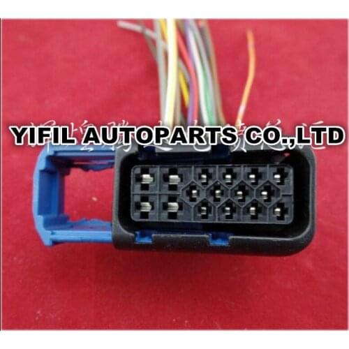 2pcs/lot 16 Pin/Way Headlight Assembly Harness Connector Headlamp Plug With Wire Pigtail For VW Audi 4G0 973 862 4G0973862