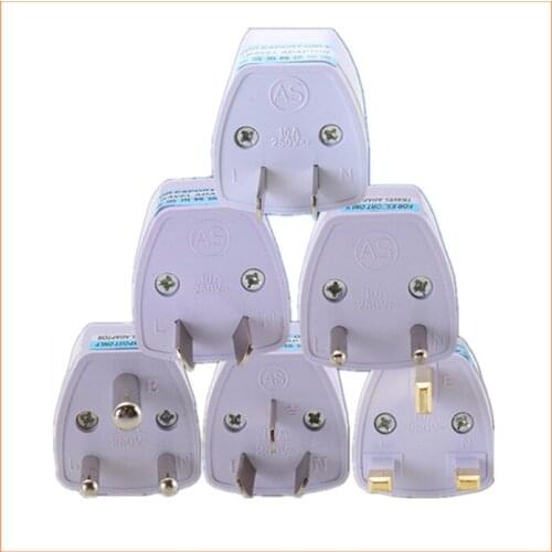 2PCS Portable Safety 110-250V UK EU US AU Plug Power Universal Conversion Europe Power Plug Converter Socket Outlet Adapter