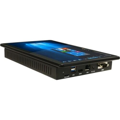 8 inch IP65 front wapterproof industrial resistive capacitive touch screen panel pc with 12V
