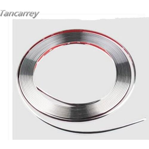 8M/Roll Car Decor Styling Strip Wheel Hub Rim Protection Sticker for Mini Cooper R56 R57 R58 R50 R53 F55 F56 Jaguar XE XF