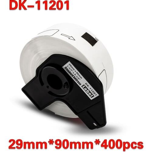 Absonic DK-11201 for Brother DK Labels With Holders 29*90mm Thermal Paper Compatible for Brother QL-500 QL-570VM QL-700 QL-1100