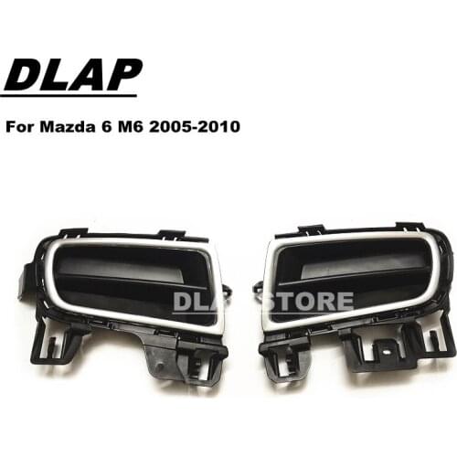 Car Fog Lamp Hood For Mazda 6 M6 2005-2010 Front Fog Lamp/Driving Light Cover Grille Fog Lamp Bezel Cover