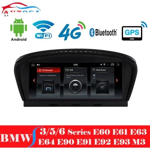 8.8" Screen Android 10 Car Multimedia Player For BMW 3 5 6 Series E60 E61E63 E64 E90 E91 E92 E93 Navigation Auto Radio CIC CCC