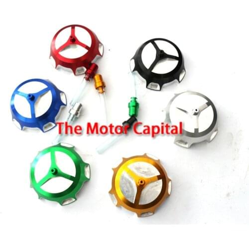 Free shipping black CNC Alumunum ATV Decoration Parts Pit Dirt Bike 40MM diameter Gas Fuel Tank Cover Cap 110 125 150 200CC