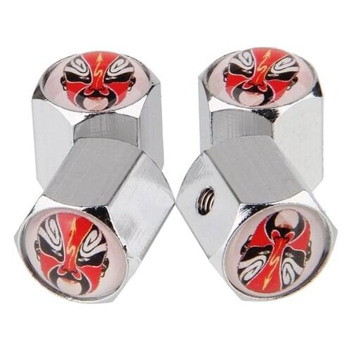 For Opera Mask Logo Car Styling Auto Wheel Tire Valve Stem Caps For Emgrand Buick Acura Lexus Volvo Bentley VW Chevrolet Honda