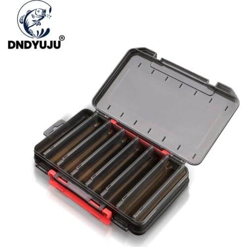 DNDYUJU Double Sided Fishing Box 14 compartments Fishing Accessories lure Hook Boxes storage High Strength Fishing Tackle Box