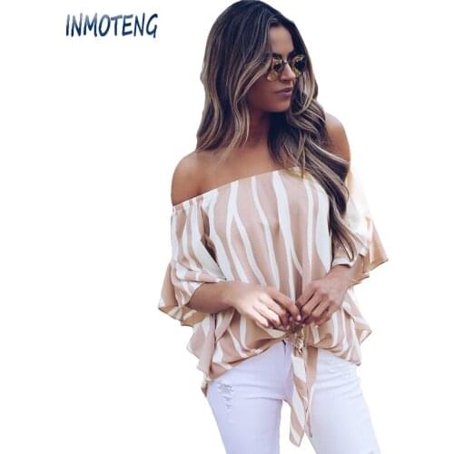 Женские летние рубашки INMOTENG China At AliExpress