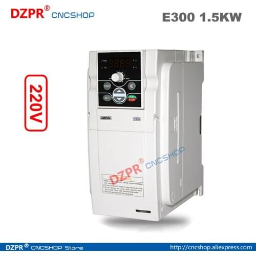 SUNFAR VFD 1.5KW AC220V E300 Series CNC Router Frequency Inverter for spindle 220V-1.5KW E300-2S0015L SIMPHOENIX VFD