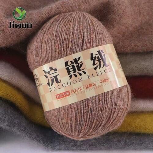 Jiwuo 50g Cashmere Yarns Hand-knitted Crochet Yarn for Knitting Ball Baby Knit Sweater Cardigan Hat Scarf Wool Yarn Thread