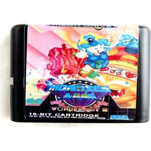 Wonderboy III 3 16 bit MD Memory Card for Sega Mega Drive 2 for SEGA Genesis Megadrive