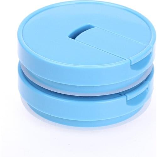 2Pcs Round BPA-Free Plastic Airtight Lids Covers for High Borosilicate Glass Bottles Food Storage Containers Jars