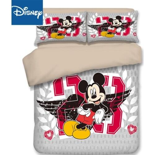 Mickey mouse Bedding set for kids bed decor double size duvet covers single bedspread 3-4pcs free shipping home textile discount