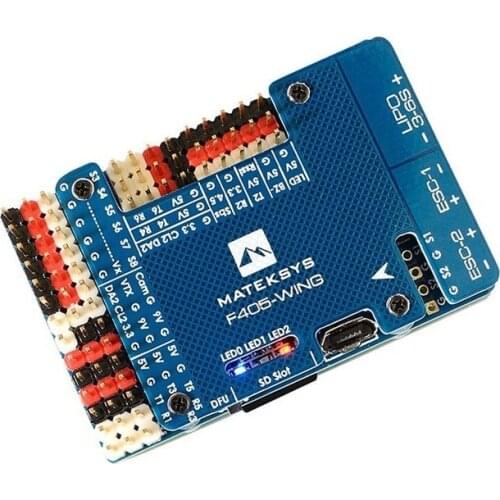 Matek MatekSys F405-WING STM32F405 Flight Controller Control With INAVOSD MPU6000 BMP280 /Support Fly Wing Fixed Wing