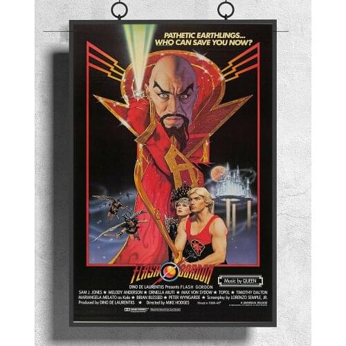 L096 Flash Gordon Movie (1980) Silk Fabric Poster Art Decor Indoor Painting Gift