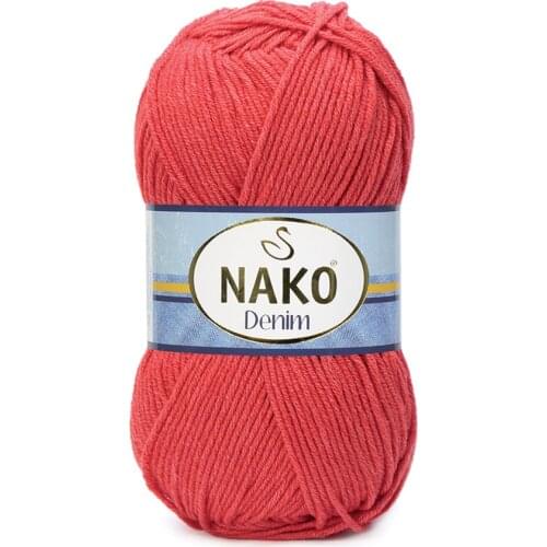 Nako Denim hand knitting yarn, cotton, premium acrylic, sweater, cardigan, vest, scarf, beret yarn