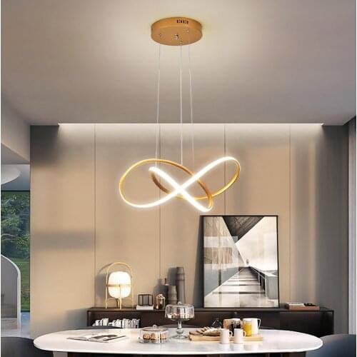 Nordic Chandelier Lighting island Bedroom Foyer Chandelier Acrylic Lampshades hanging chandeliers lighting fixtures