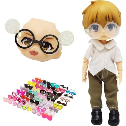 5pc/lot 3.5cm Doll glasses Accessories Dress For LOL,OB11,YMY,GSC,BJD Dolls Kid Gift Toys