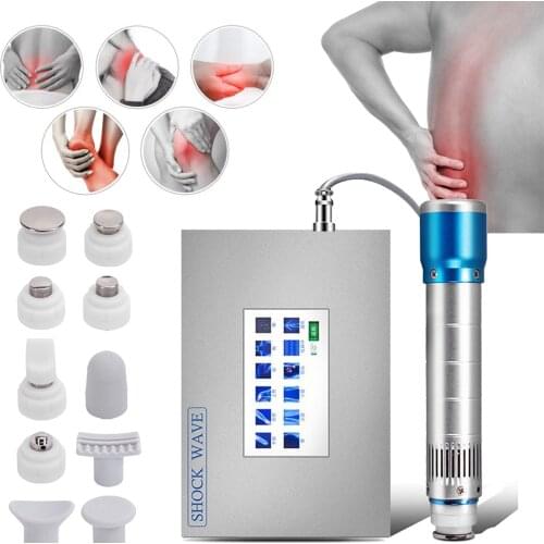 Ortable Physical Therapy Equipment ED Electromagnetic Extracorporeal Shock Wave Therapy Machine Pain Relief Body Relax Massager