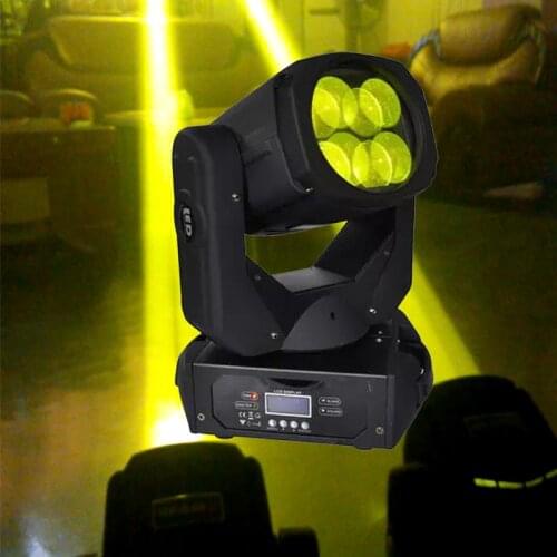 150W LED Super Beam Moving Head Light 4X25w Super Beam DMX 11/16 Channels Stage Lighting for Disco Nightclub DJ Bar Party