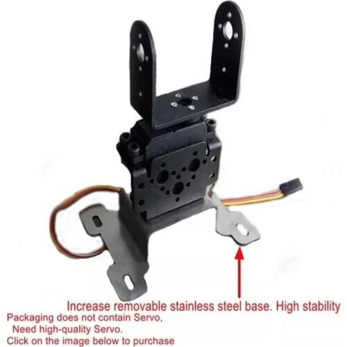 Servo bracket Short Pan And Tilt Servos Bracket Sensor Mount Kit For Robot Arduino Compatible Wholesale Retail Free Shipping