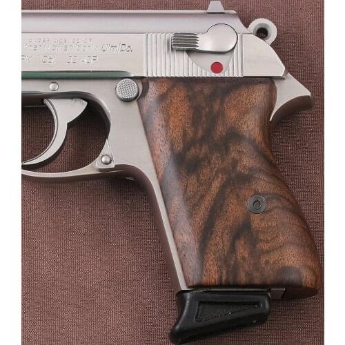 KSDGrips Walther PPK American (Interarms) Made Compatible Root Walnut Grip for Replacement