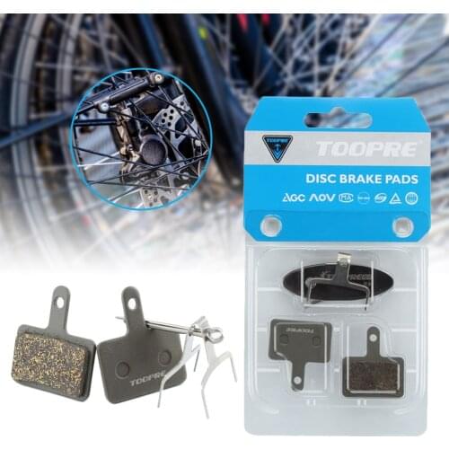 2PCS Shimano B01S M375 M395 M416 M445 M446 M485 M486 M515 M525 Bicycle semi metal Resin Ceramics Disc Brake Pads