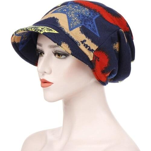 Spring Casual Headscarf Hat Dual Purpose Hat Red Peaked Cap Bucket Hat Beanie Cap Bonnet Panama Hat For Women