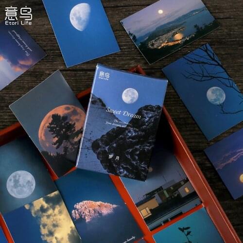 30 Pcs Landscape Nature Stickers Set Mountain Moon Natural Scenery Collage Pictures For Art Journaling Scrapbooking Planner Diy