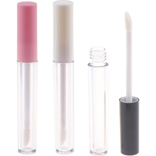 5pcs/10pcs/lot 10ml Lipgloss Tube Labial Circular Tubes Empty Lip Gloss Tube Plastic Body Lip Glaze Bottle HOT SALE