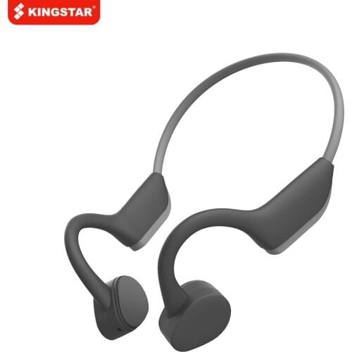 J20 Wireless Bluetooth Bone Conduction Earphone Stereo Bass Earbud Sport Waterproof Sweatproof Handsfree Headset with Microphone