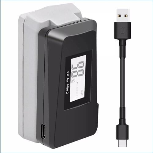 For DJI Mavic Mini SE QC3.0 Fast Charger Battery USB Charging With TYPE C Cable LED charger For Mavic Mini 2 Drone Accessories