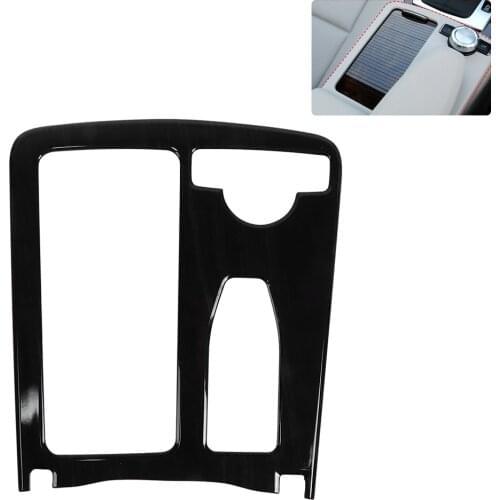 Central Console Cup Holder Frame Fit for Mercedes-Benz C Class W204 08-13 Black Wood Grain Right-Hand Driving Car accessories